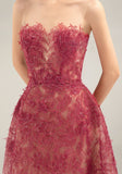 Lobbster Red Beaded Lace Mini Dress