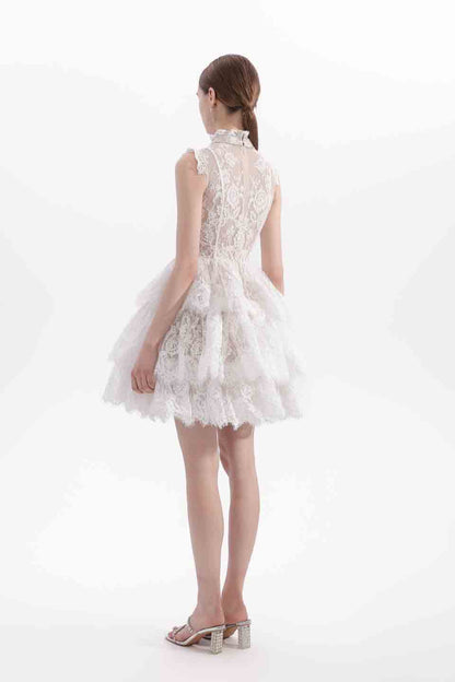 Wardrobes by chen Handmade lace puffy dress