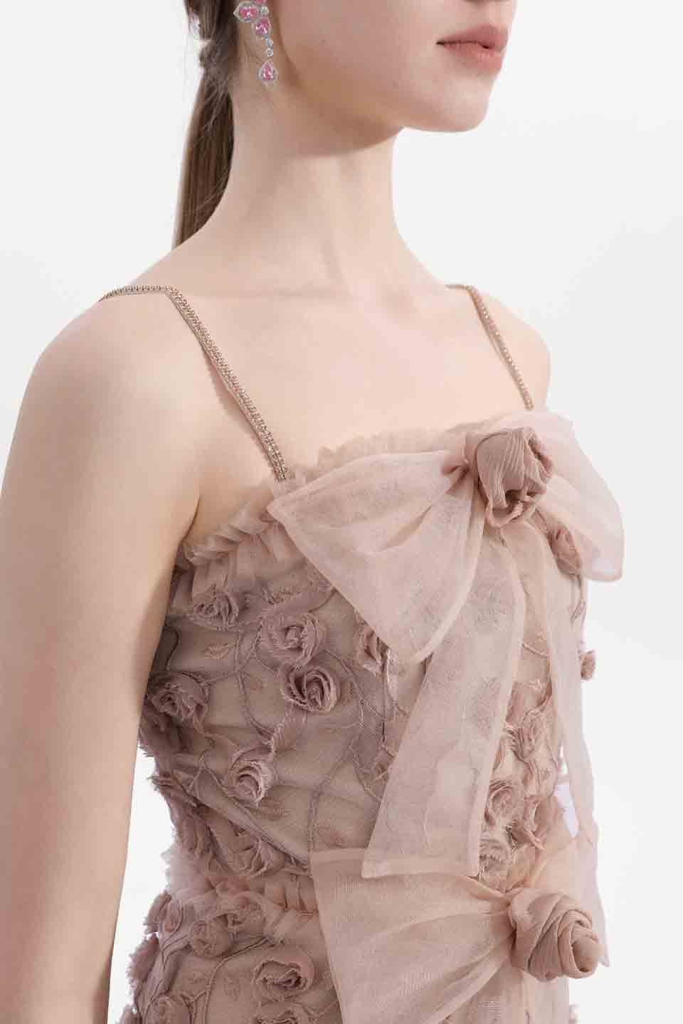 Wardrobes by chen Dried rose camisole dress