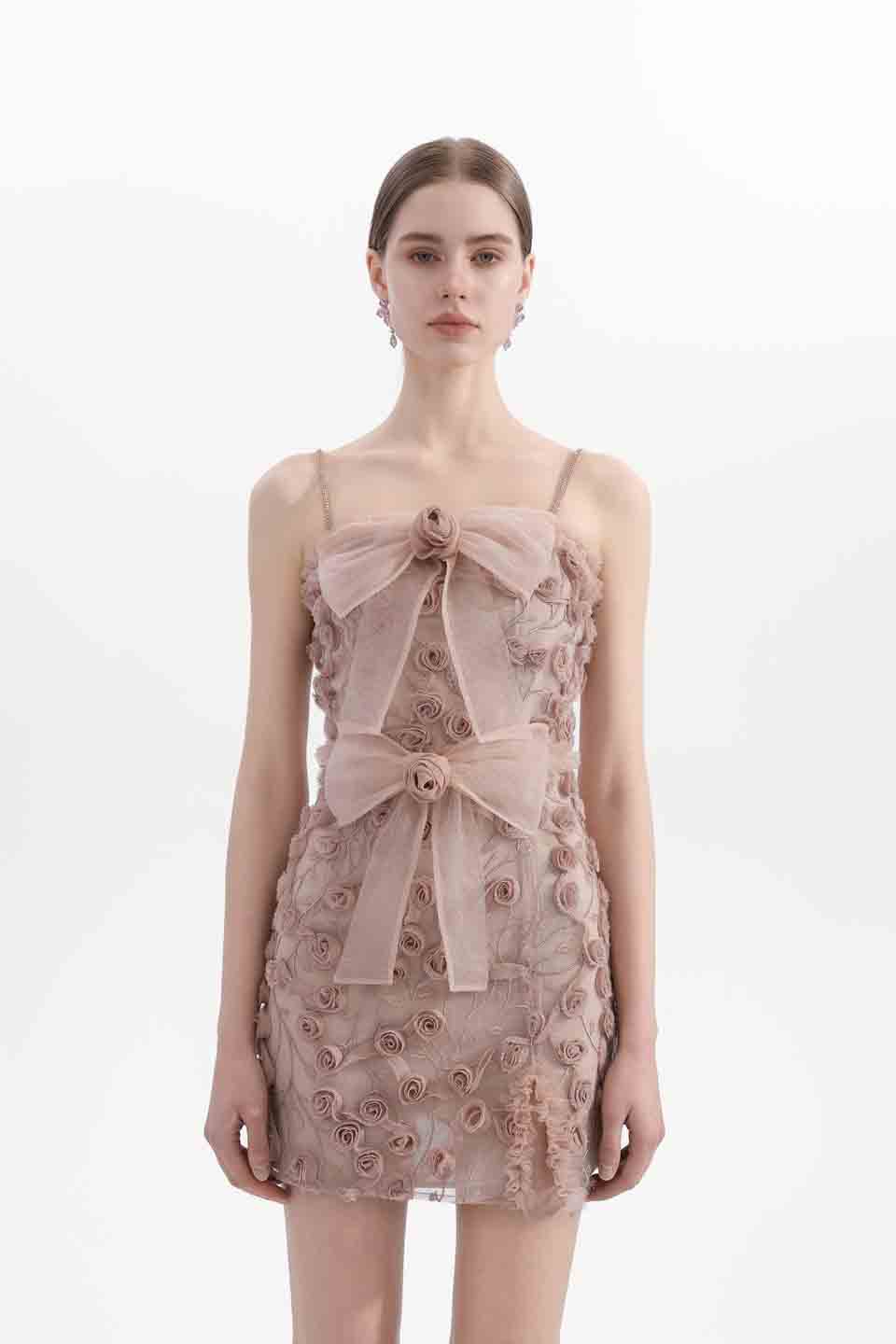 Wardrobes by chen Dried rose camisole dress