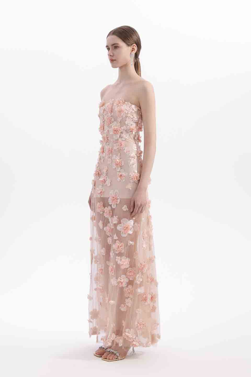 Wardrobes by chen Embroidered floral dress