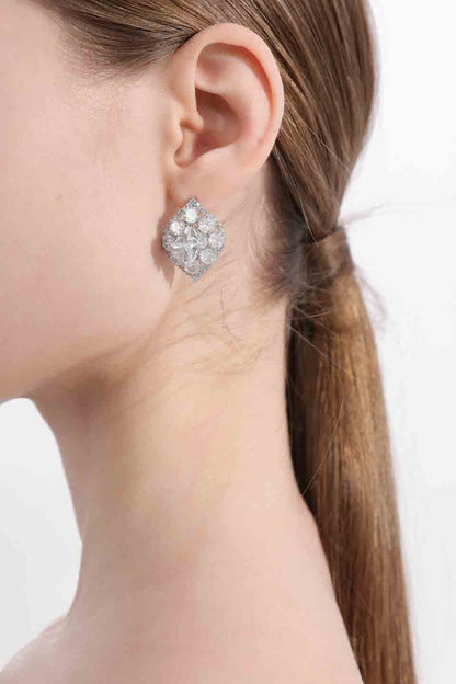 Wardrobes by chen Luxurious diamond studded earrings