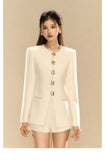 OShea 4D01Q879 Golden Button White Blazer