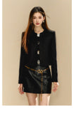 OShea 4D01Q819 Black Trench Coat