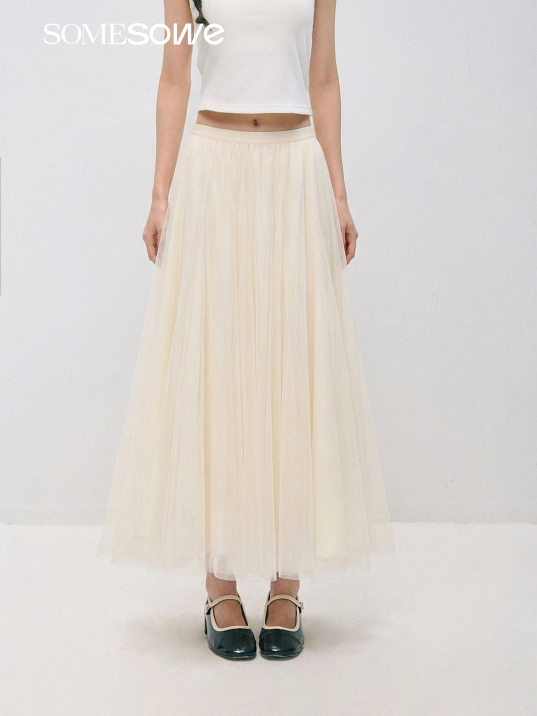 SOMESOWE S2609039 Double layered mesh fairy dress