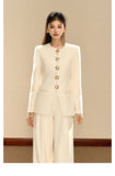 OShea 4D01Q879 Golden Button White Blazer