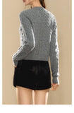 OShea 4C01M935 Grey Knit Cardigan