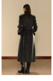 OShea 4D01Q777 Black Wrapped Maxi Coat