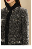 OShea 4D01Q919 Grey Tweed Coat