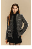 OShea 4D01Q919 Grey Tweed Coat