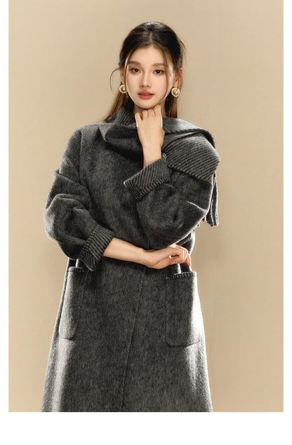 OShea 4D01Q967 Maxi Wool Coat(2color)