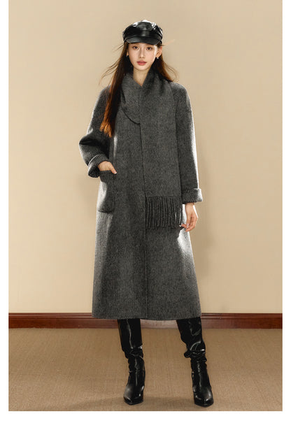 OShea 4D01Q967 Maxi Wool Coat(2color)