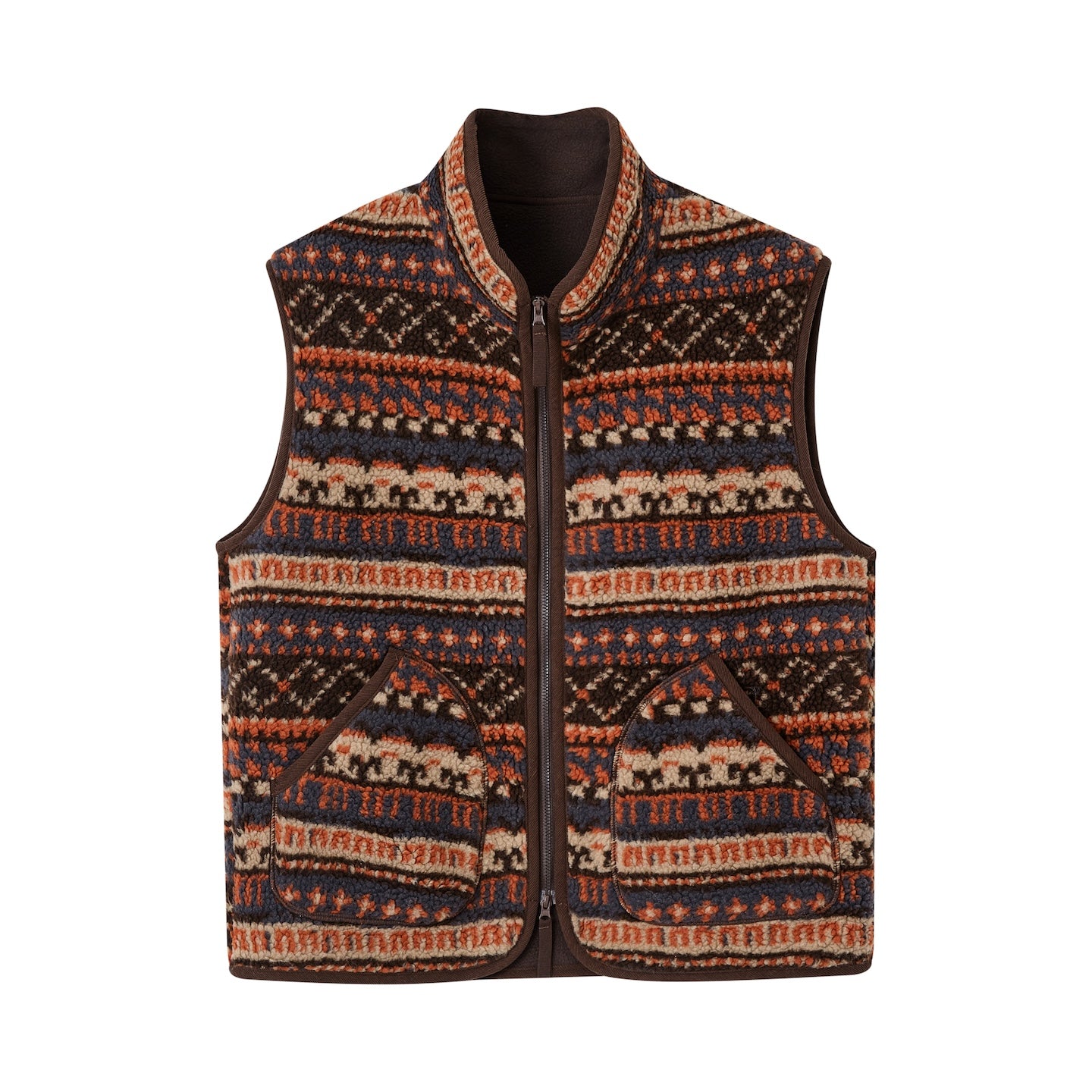 SOMESOWE S2508232 Fel Island Jacquard Fleece Vest