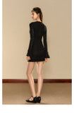 OShea 4D01L1032 Pearl Black Knit Dress