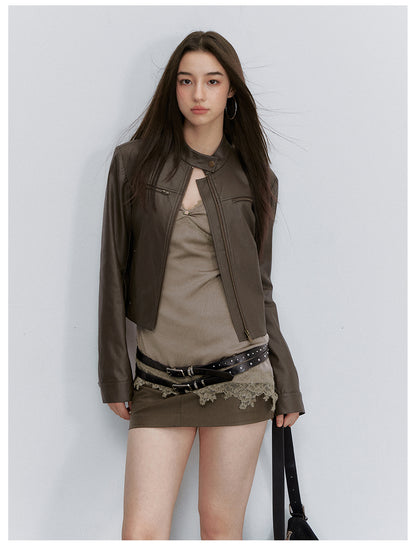 VIA PITTI VIACS6261 Lace-Panelled Fitted Camisole