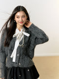 Lafreedom Grey Butterfly Cardigan