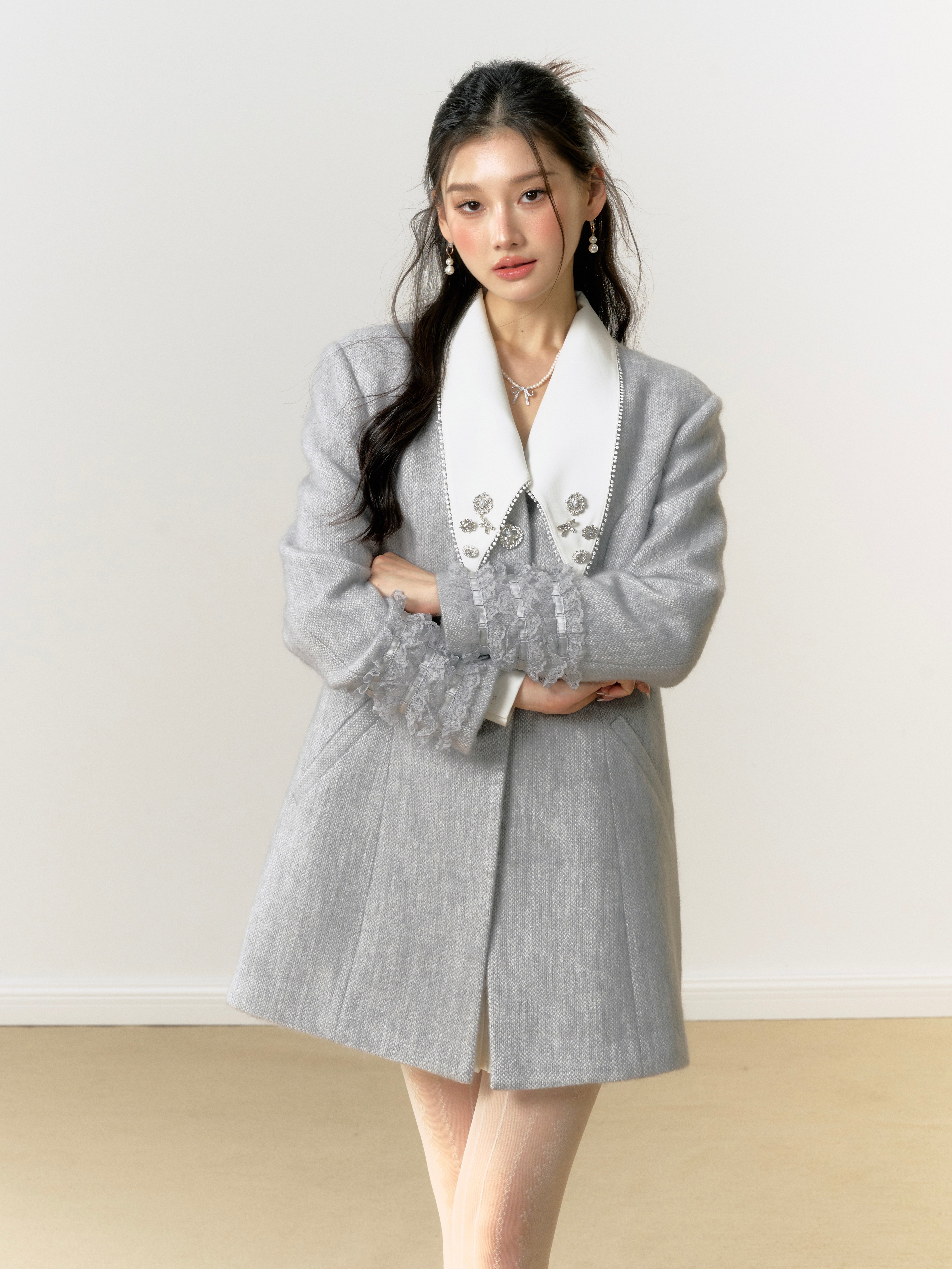 Lafreedom Wool Midi Coat (2color)