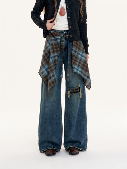 16DEWS 16D25391 High waisted loose jeans