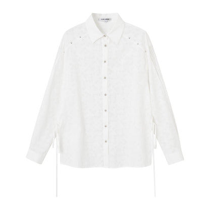 SOMESOWE S2508101 Strap up sunscreen shirt