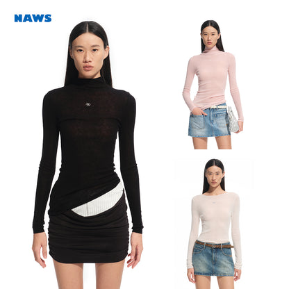 NAWS C053825 Megan High Necked Knitwear