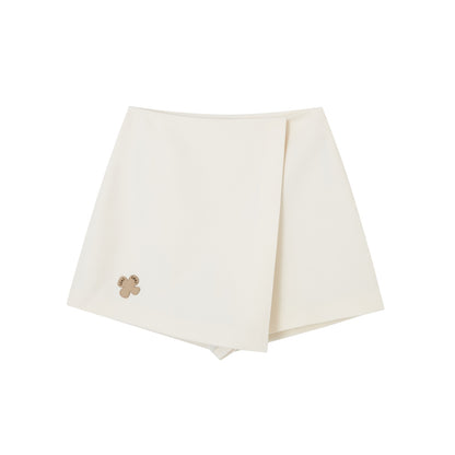 SOMESOWE S2508207 Fun flower fake two piece skort