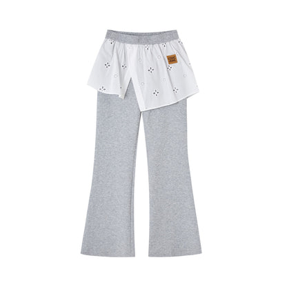 SOMESOWE S2508195&amp;S2508197 One shoulder hoodie + pants set