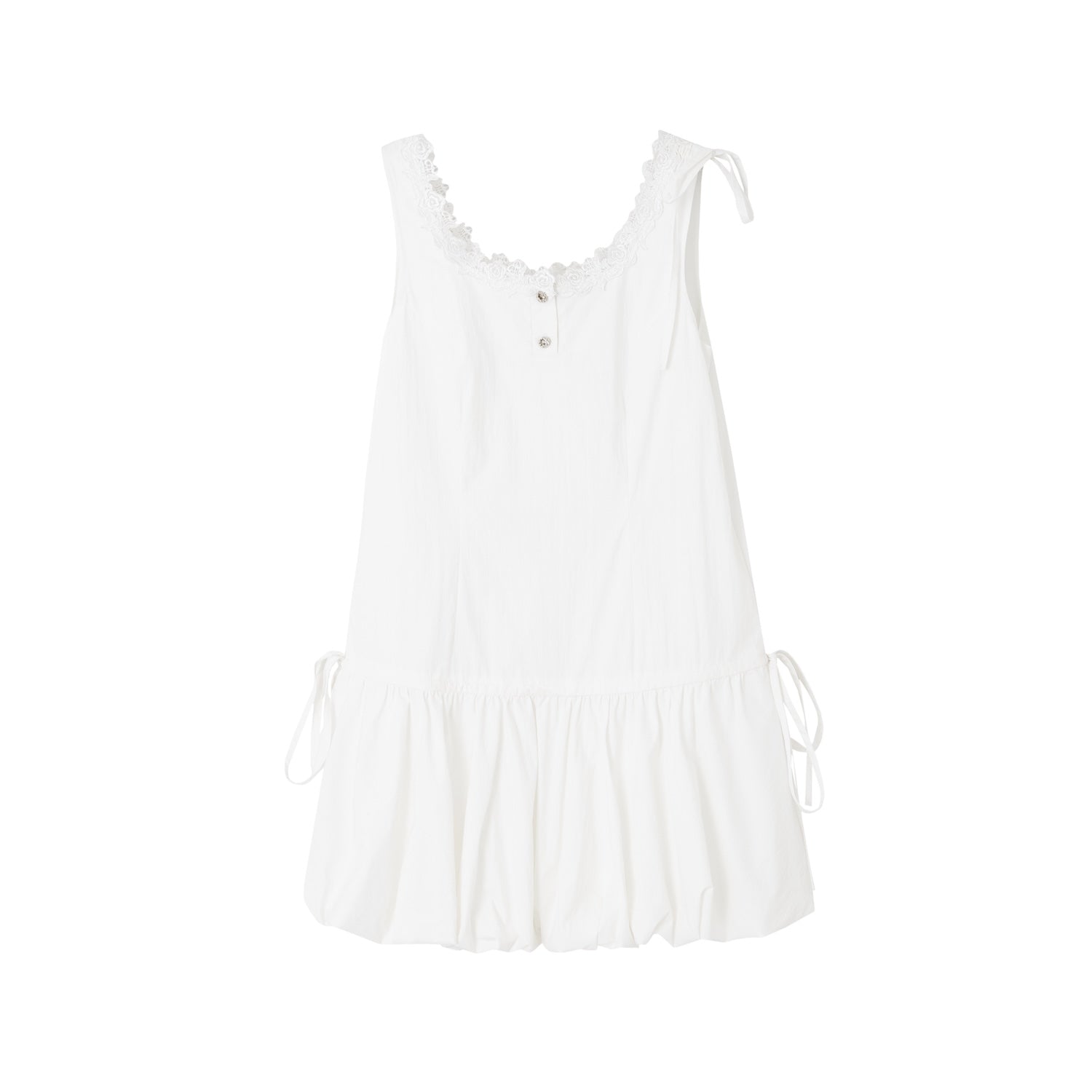 SOMESOWE S2508112 Sleeveless puffy skirt
