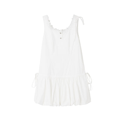 SOMESOWE S2508112 Sleeveless puffy skirt