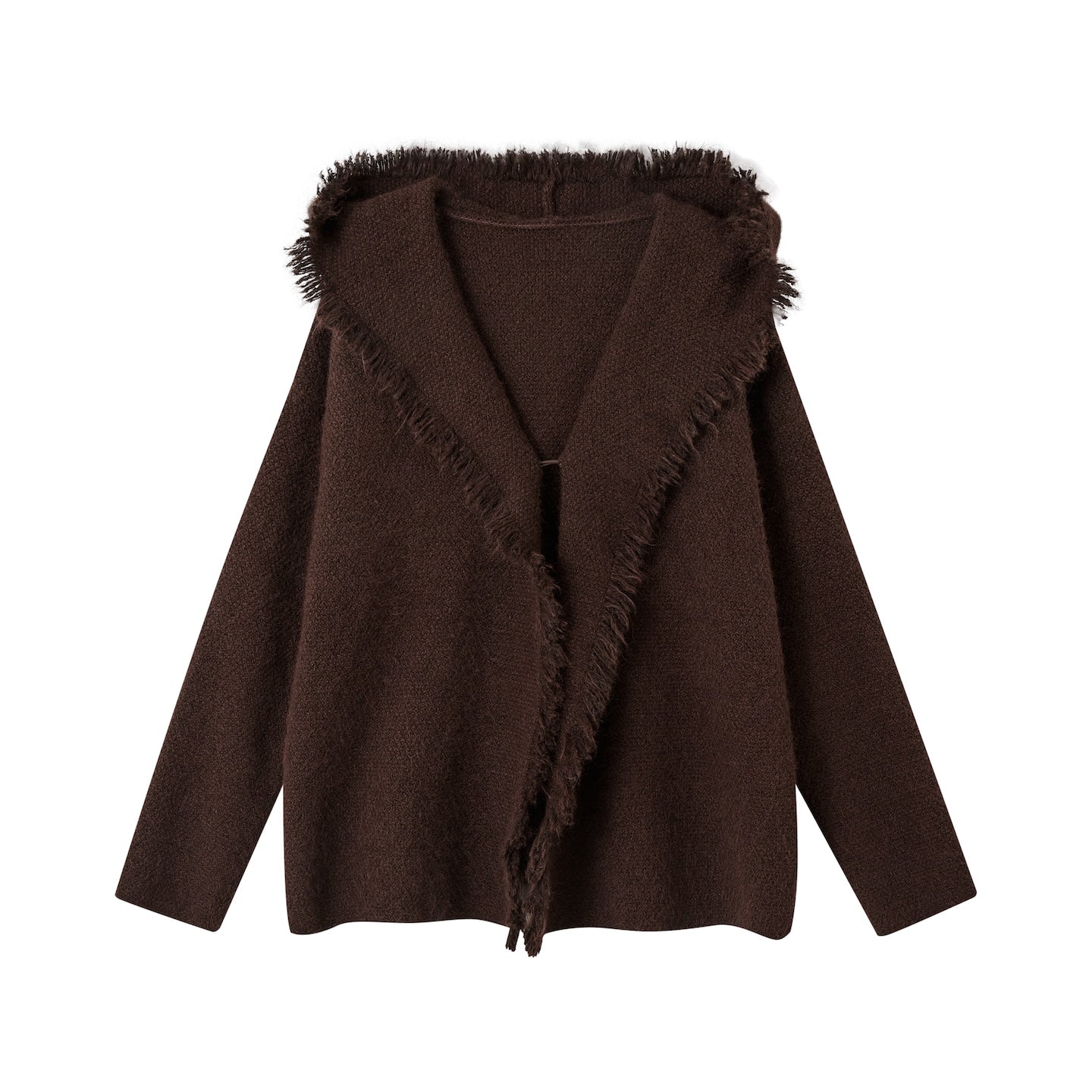 SOMESOWE S2508247 Lazy and Chic Pullover Sweater with Hood