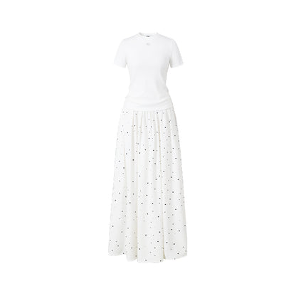 NAWS Q020825 Polka short sleeved dress