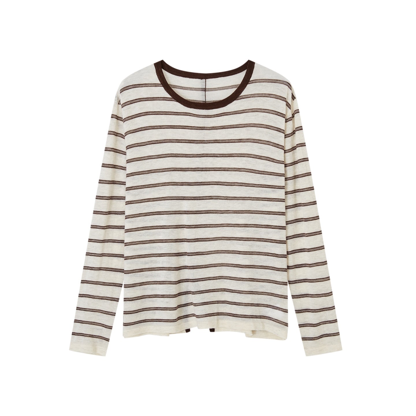 SOMESOWE S2508227 Vintage striped versatile knitted top