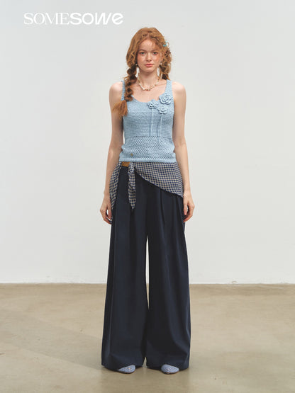 SOMESOWE S2508165 Layered detachable pants (2color)