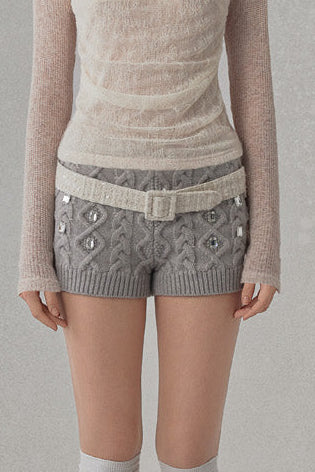 NONCESTNON N258 Shining Shorts Or N260 Belt