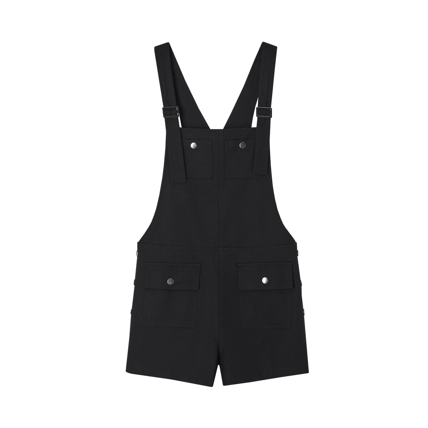 SOMESOWE S2609089 Linen workwear overall shorts