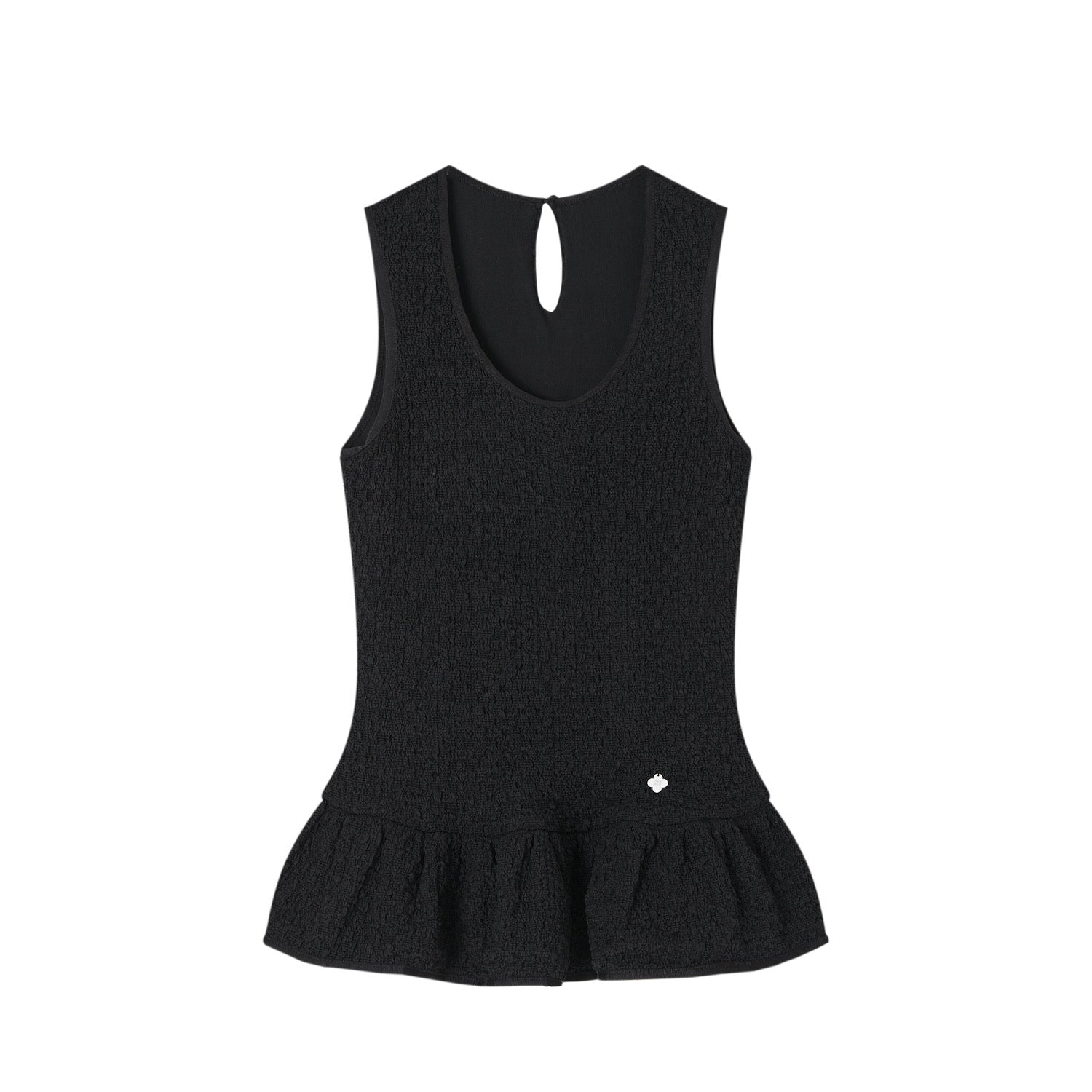 SOMESOWE S2609087 Ruffle sleeveless vest