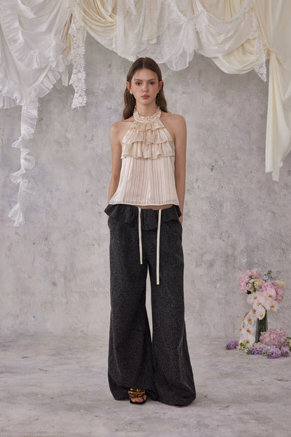 NOMEANSNO N159 Ruffled black pants