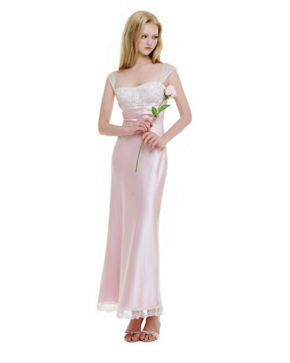 Ouah Miss Ouah Geleste Romance Gown-Pink
