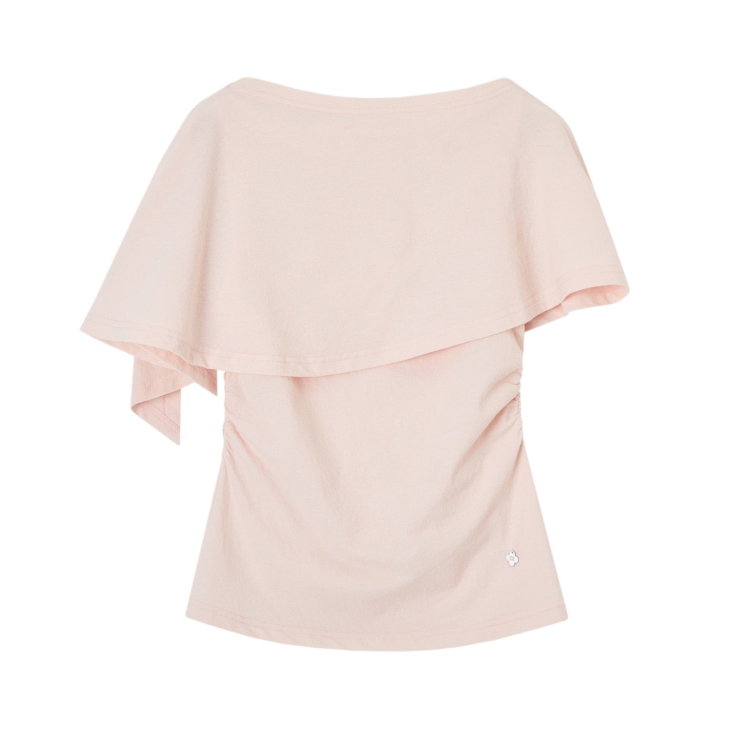 SOMESOWE S2609090 Two piece shawl waist cinched top