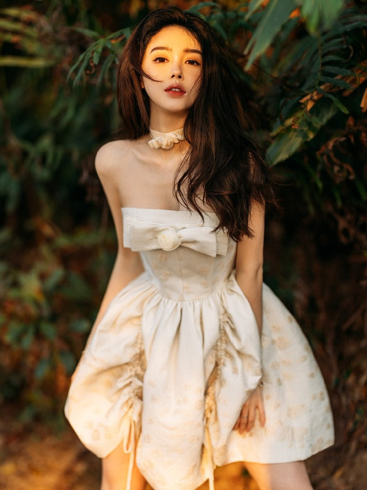 Chuui BLOOMIN Bubble Bow Mini Dress – CHUUI_Collection