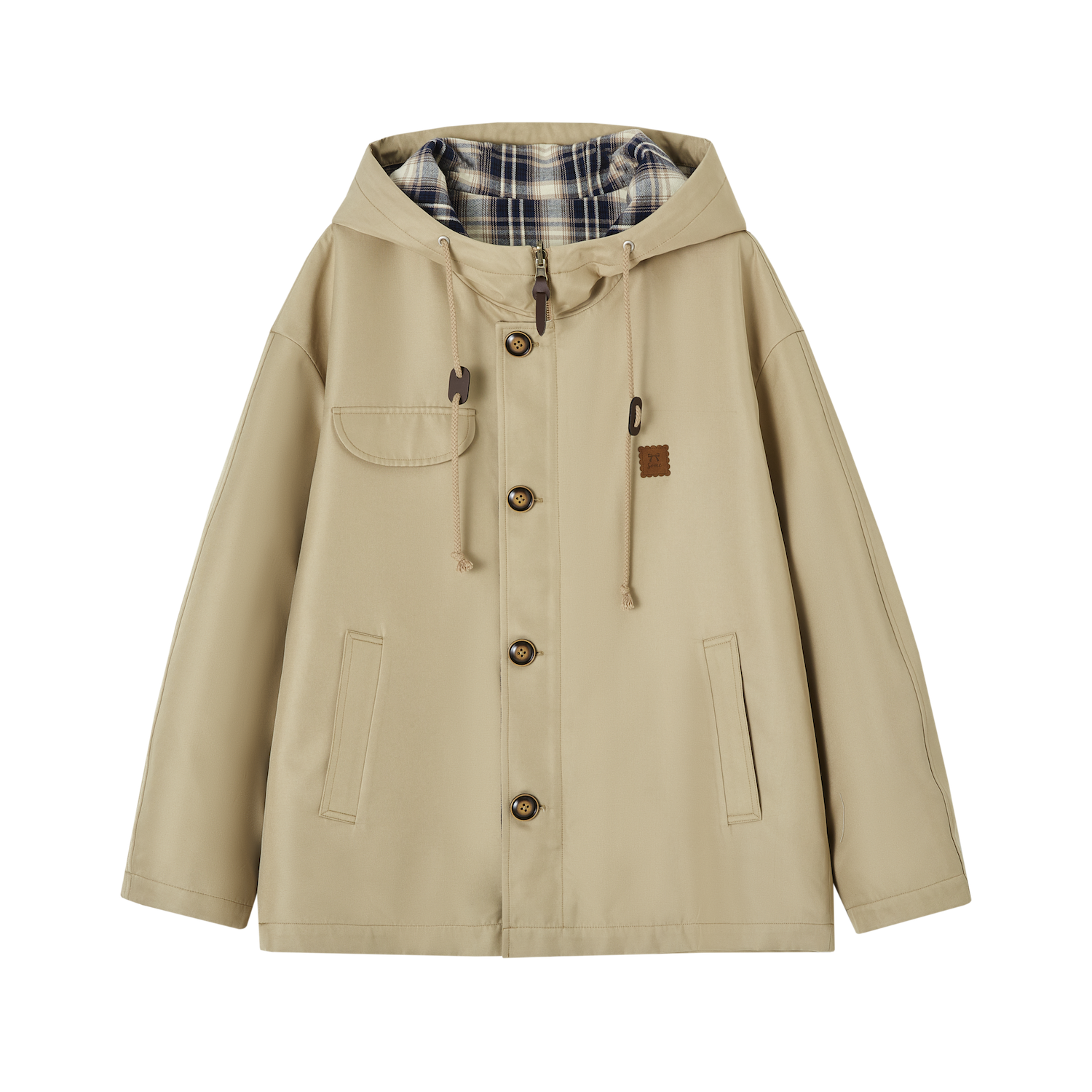 SOMESOWE S2508334 Double sided hooded jacket