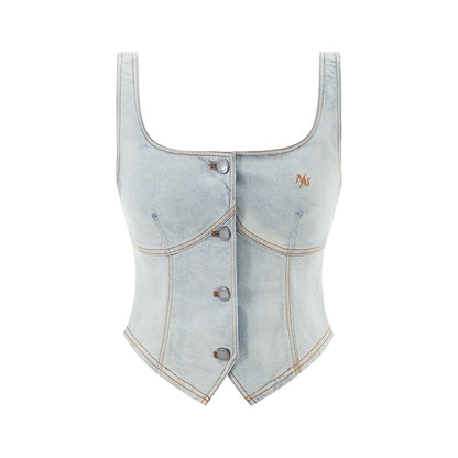 NAWS B020725 Ceramic denim vest