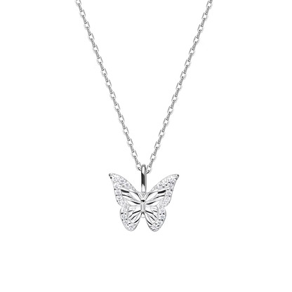 ARSIS Lucky symbol butterfly necklace