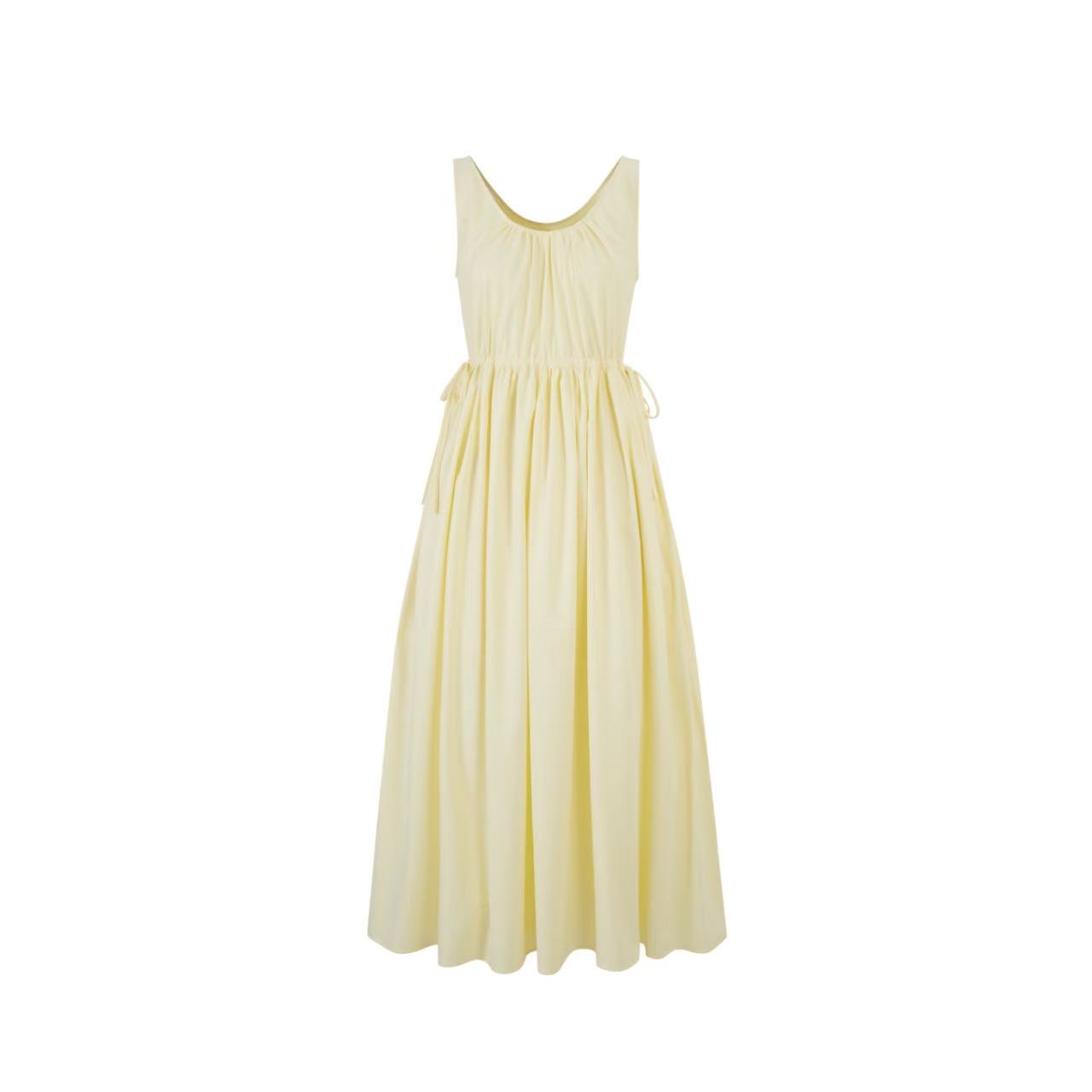 Lafreedom LAC350516 Simple waist cinching dress