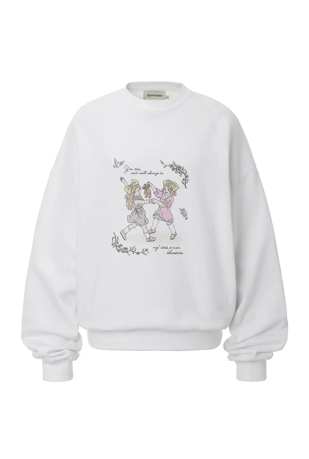 Threetimes Little princess sweatshirt