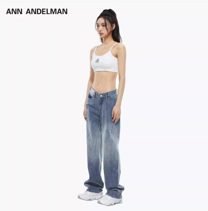 ANN ANDELMAN Diamante Jeans (2color)