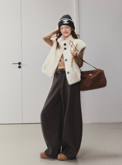 OTEBANBASS Ote260918 Faux Mink Shearling Vest