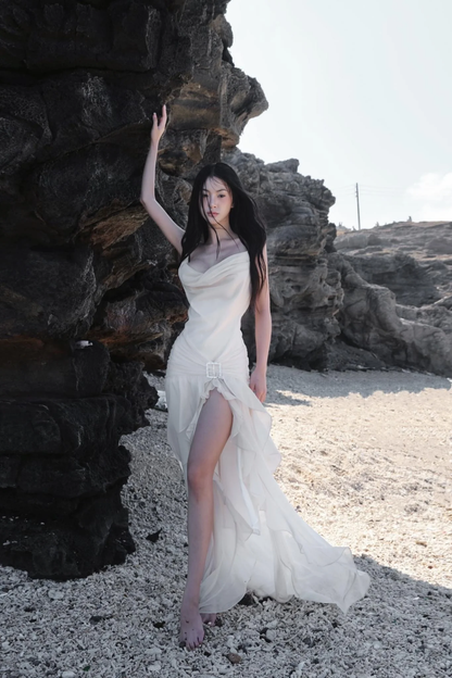 IN-STOCK ONONMADE Calla Lily Midi Dress