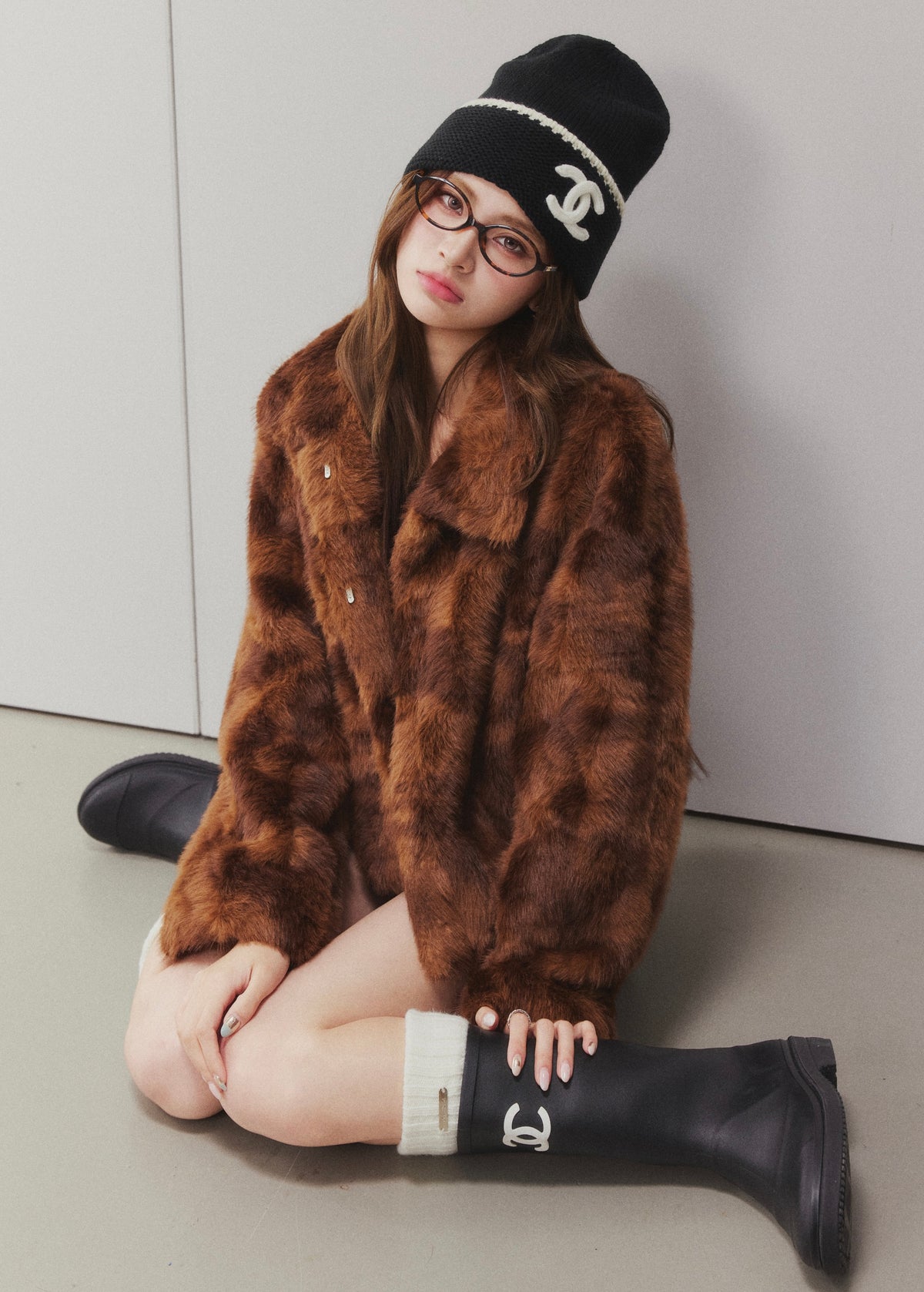 OTEBANBASS Ote260919 Aesthetic Eco-Fur Shearling Coat