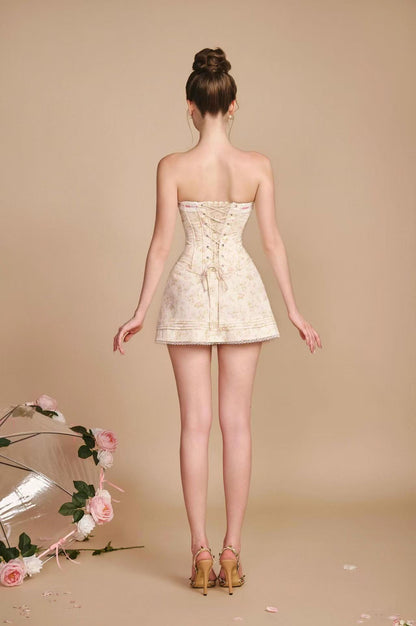 Sissy À LA ROSE CORSET SET