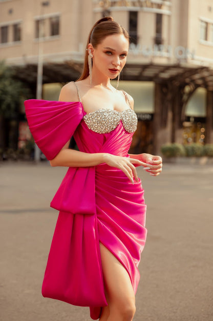 Jamie Pink Diamond Dress